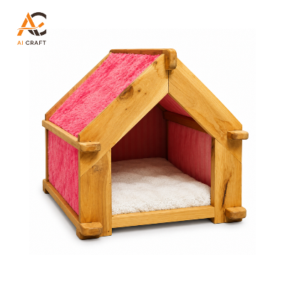 Picture of Premium Wooden Cat House 