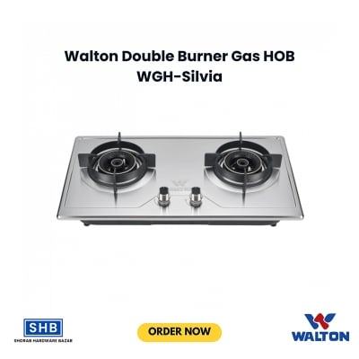 Picture of Walton Double Burner Gas HOB WGH-Silvia (LPG / NG)-LPG