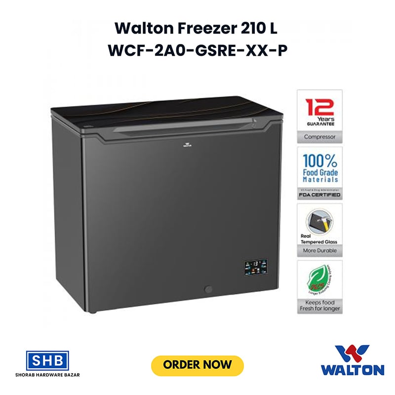 Picture of Walton Freezer 210 L WCF-2A0-GSRE-XX-P