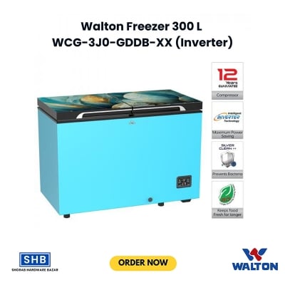 Picture of Walton Freezer 300 L WCG-3J0-GDDB-XX (Inverter)