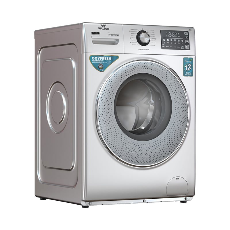 Picture of Walton Front Load 9KG Washing Machine - WWM-AFT90W-Silver