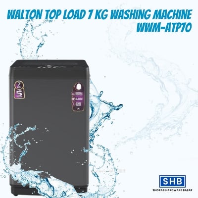 Picture of Walton Top Load 7 KG Washing Machine - WWM-ATP70-Dark Ash