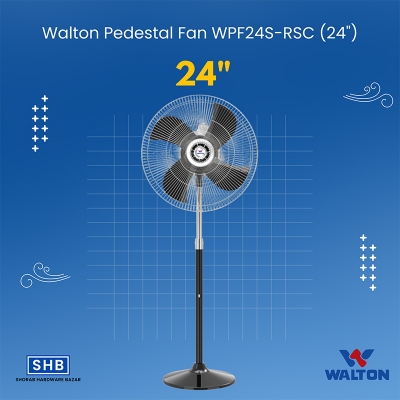 Picture of Walton Pedestal Fan WPF24S-RSC (24")-Black