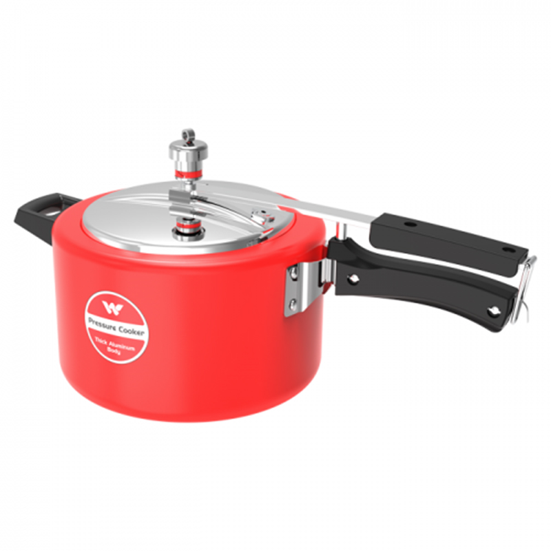 Picture of Walton Manual Straight Multicolored Pressure Cooker 5.5L WPCMSM550-Red