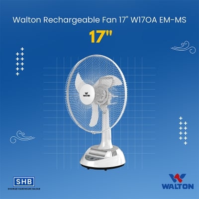 Picture of Walton Rechargeable Fan 17" W17OA EM-MS-White