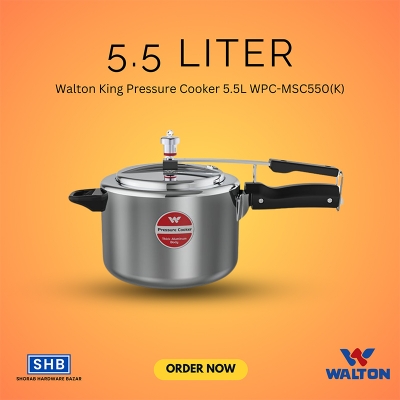 Picture of Walton King Pressure Cooker 5.5L WPC-MSC550(K)-Silver