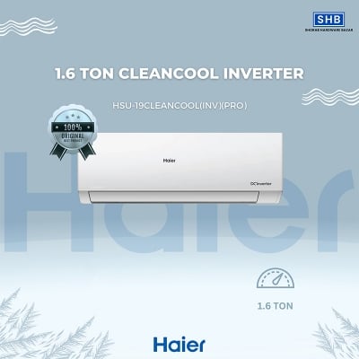 Picture of Haier Official 1.6 Ton 19000BTU CleanCool Inverter AC [HSU-19CleanCool(INV)(Pro)]-White