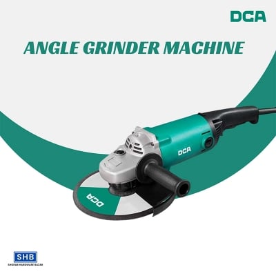 Picture of DCA 7" ANGLE GRINDER MACHINE ASM03-180 2200W-Black