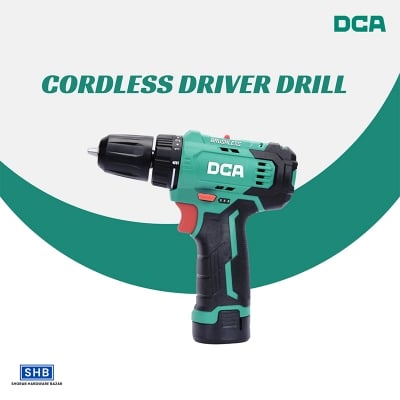 Picture of DCA CORDLESS DRIVER DRILL ADJZ23-10 12V-Black