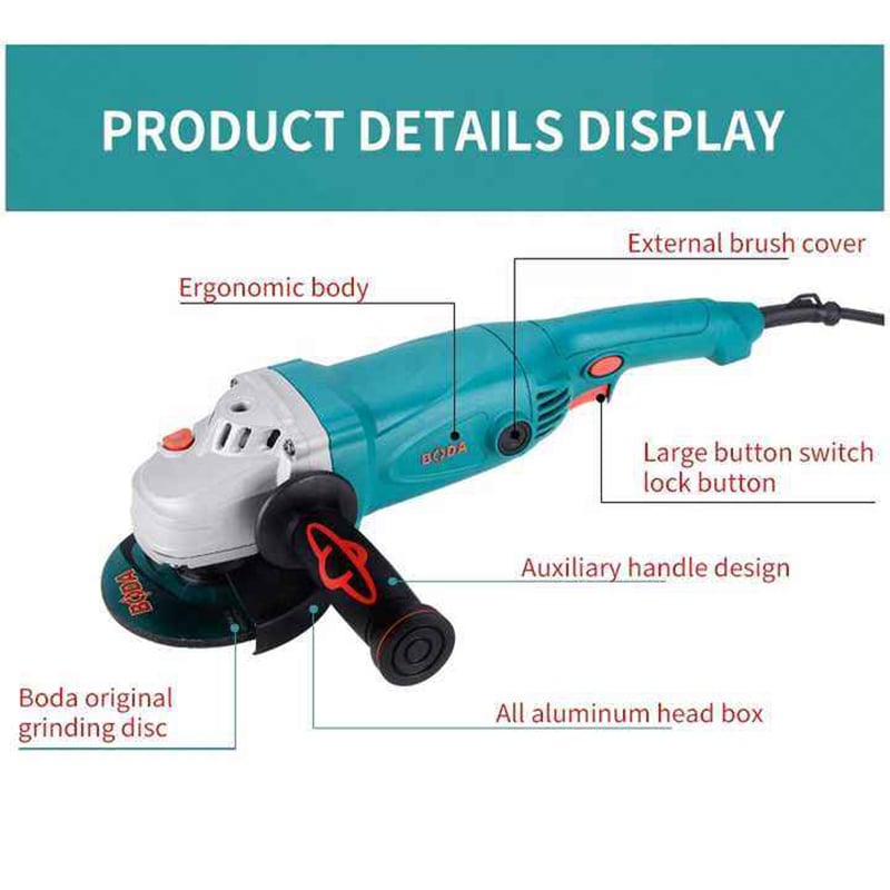 Picture of BODA 5" ANGLE GRINDER (G8-125)-Black