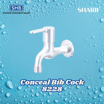 Picture of SHARIF CONCEAL BIB COCK 8228-Silver