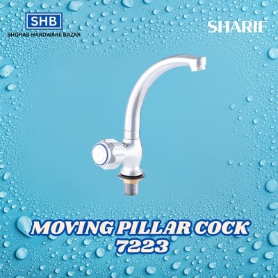 Picture of SHARIF MOVING PILLAR COCK 7223-Silver