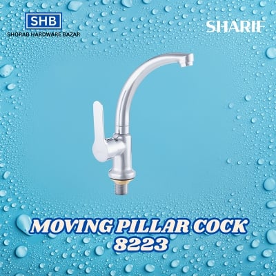 Picture of SHARIF MOVING PILLAR COCK 8223-Silver