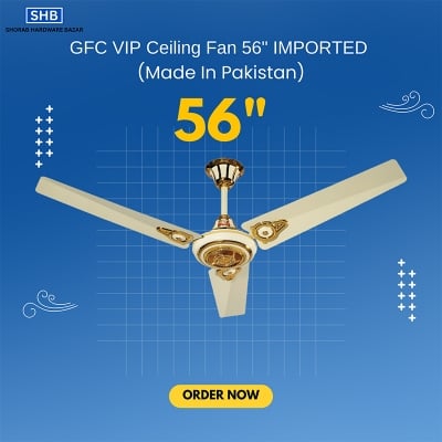 Picture of GFC VIP Ceiling Fan 56" IMPORTED (Made In Pakistan)-Off White