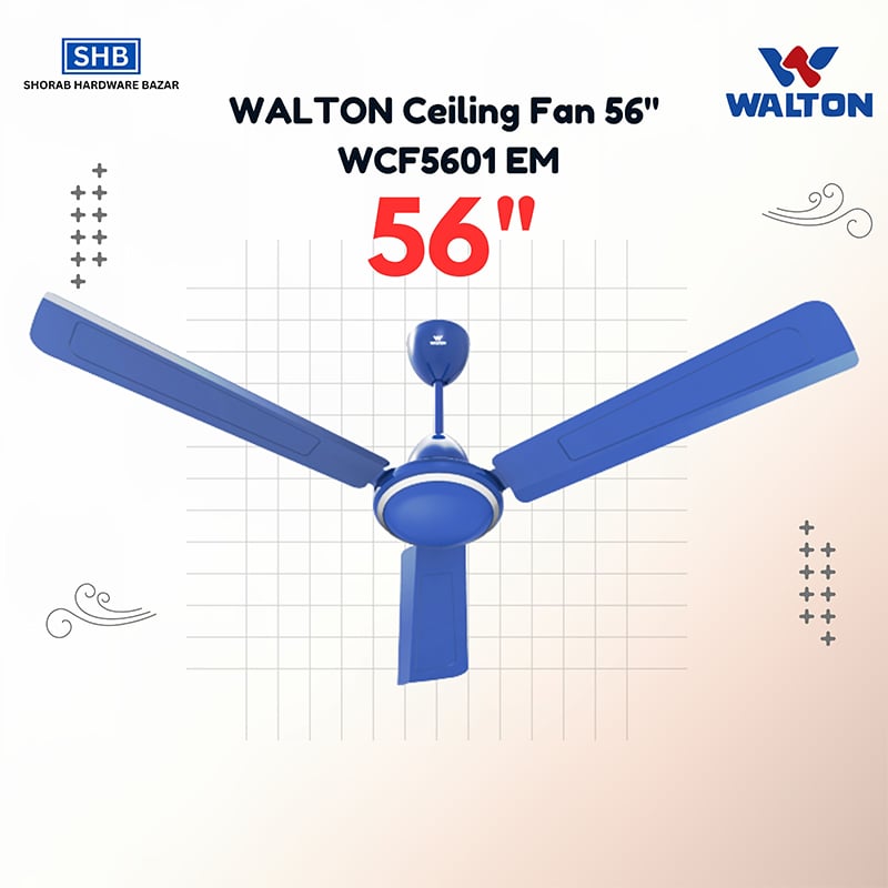 Picture of WALTON Ceiling Fan WCF5601 EM (56")-White