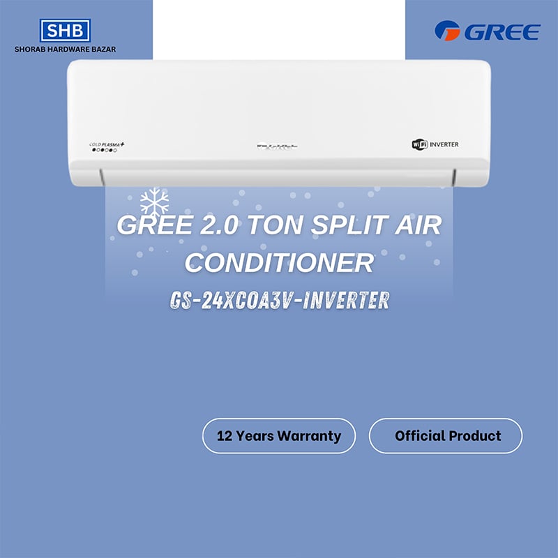 Picture of Gree 2.0 TON Split Air Conditioner Cosmo GS-24XCOA1V/24XCOA3V/GS-24XZNA3V - Inverter with Free Delivery