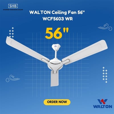Picture of WALTON Ceiling Fan WCF5603 WR (56")-White