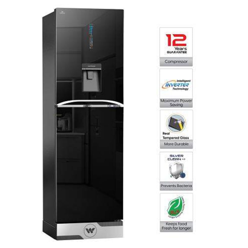 Picture of Walton Direct Cool Refrigerator 268 L WFB-2E4-GAXB-WD (Inverter) with Free Delivery-Black