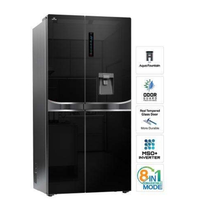 Picture of Walton Double Door Non Frost Refrigerator 646L WNR-6D6-GDFS-DI with Free Delivery-Black