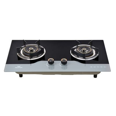 Picture of Walton Glass Top Double Burner ﻿WGH-Amber (LPG / NG)-LPG