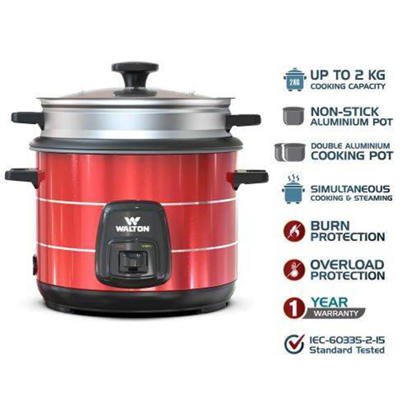 Picture of Walton Rice Cooker 2.8 Liter WRC-CSSE280-Multicolor