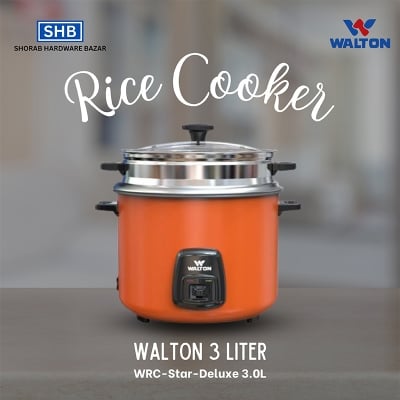 Picture of Walton Rice Cooker 3 Liter WRC-Star-Deluxe 3.0L-Multicolor