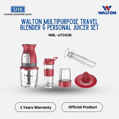 Picture of WALTON Multipurpose Travel Blender & Personal Juicer Set WBL-6TCG30-Multicolor