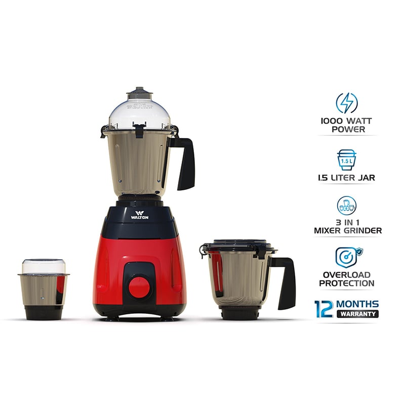 Picture of WALTON MIXER GRINDER 1000 WATT WBL-15GM10N-Multicolor