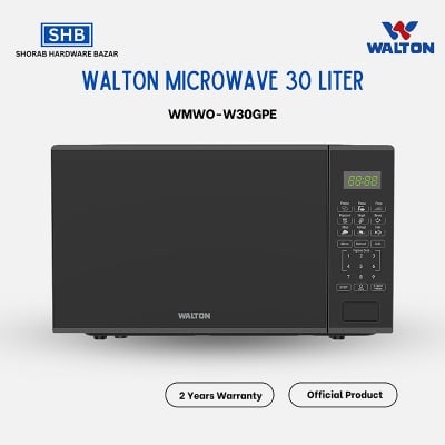 Picture of Walton WMWO-W30GPE (30L Microwave Oven with Grill) with Free Delivery-Black