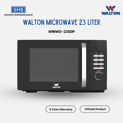 Picture of Walton WMWO-23SDP (23L Solo Microwave Oven) with Free Delivery-Black