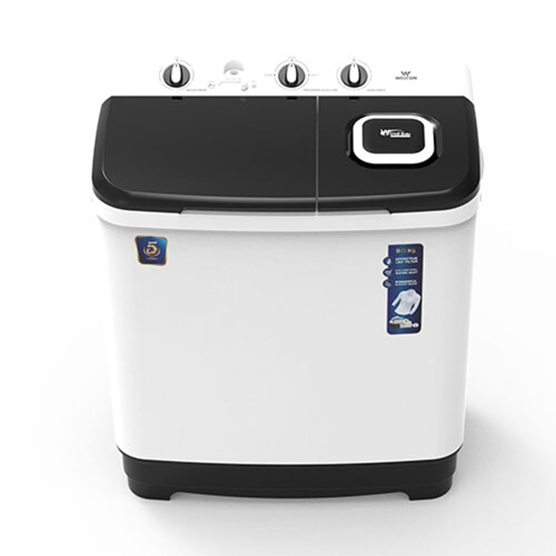 Picture of Walton WWM-TWP90D (9kg Twin Tub Semi-Auto Washing Machine) with Free Delivery-White