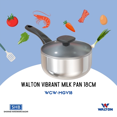 Picture of Walton VIBRANT MILK PAN 18CM-Silver