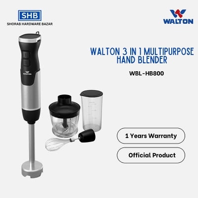 Picture of Walton 3 in 1 Multipurpose Hand Blender WBL-HB800-Black
