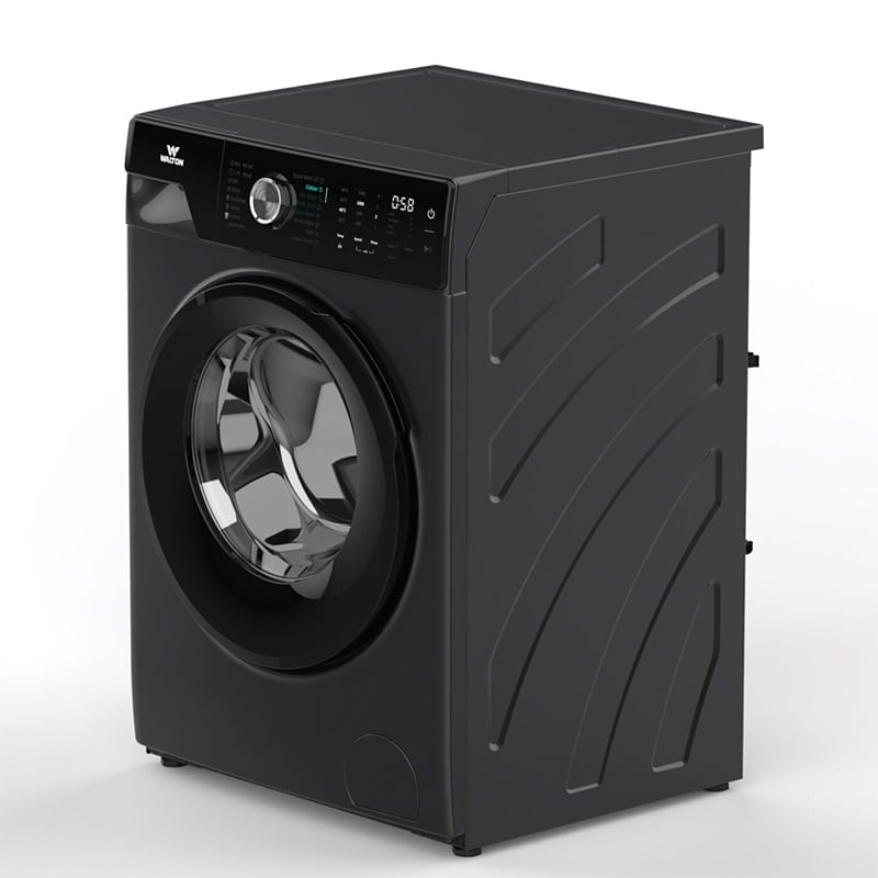 Picture of WALTON Front Load Washing Machine 8 KG WWM-AFB80 with Free Delivery-Black