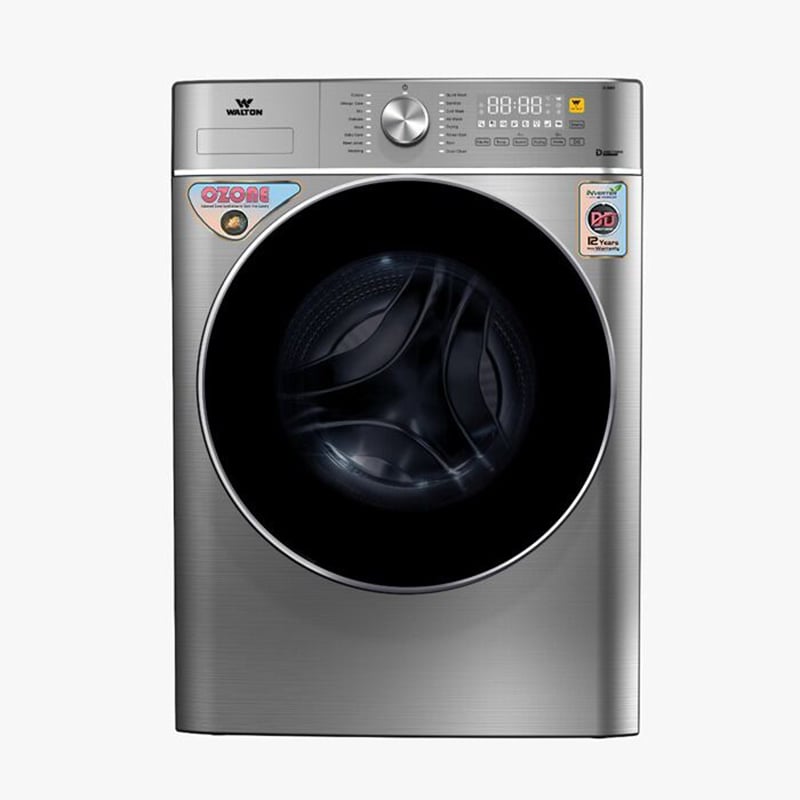 Picture of WALTON Front Load Washer and Dryer Combo (12 kg) WWM-AFC12M with Free Delivery-Silver