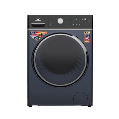 Picture of WALTON Front Load Washing Machine 8 KG WWM-AFD80 with Free Delivery-Dark blue