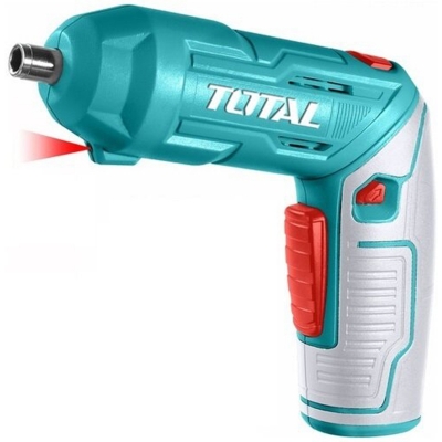 Picture of TOTAL 4V Cordless Screwdriver TSDLI04425-Multicolor