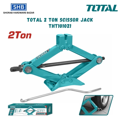 Picture of TOTAL Scissor Jack 1 TON or 2 TON (THT101011/THT101021)