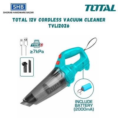 Picture of TOTAL 12V Cordless Vacuum Cleaner TVLI2026-Multicolor