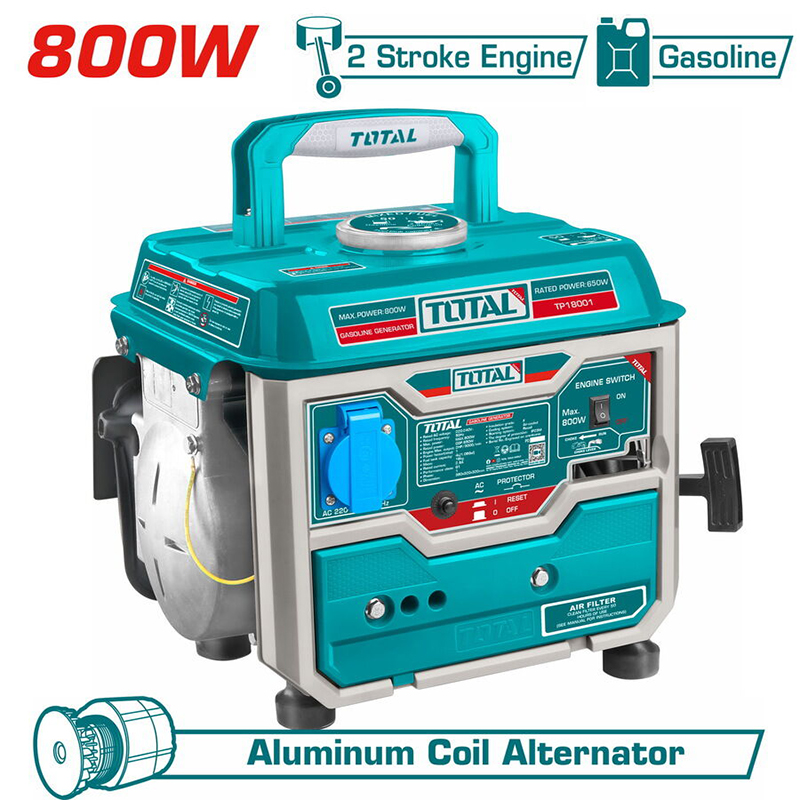 Picture of TOTAL 800w Gasoline Generator TP18001 with Free Delivery-Multicolor