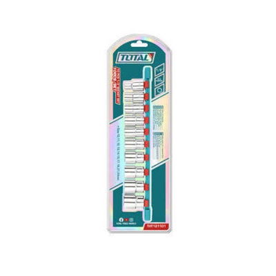 Picture of TOTAL THT121101 10 Pcs 1/2" socket set-Multicolor