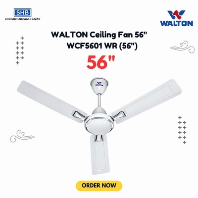 Picture of WALTON Ceiling Fan 56" WCF5601 WR (56")-White