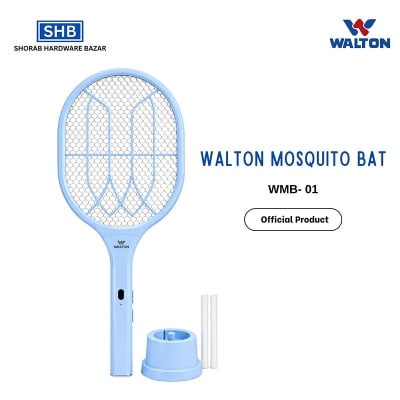 Picture of Walton WMB-01 Mosquito Killing Bat & Trap – 2-in-1 Rechargeable Zapper with UV Light-Blue