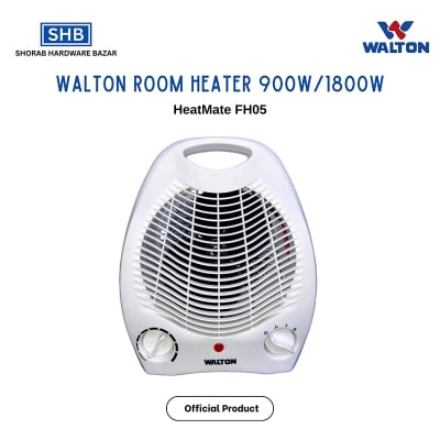 Picture of Walton HeatMate FH05 Compact Electric Fan Heater-White