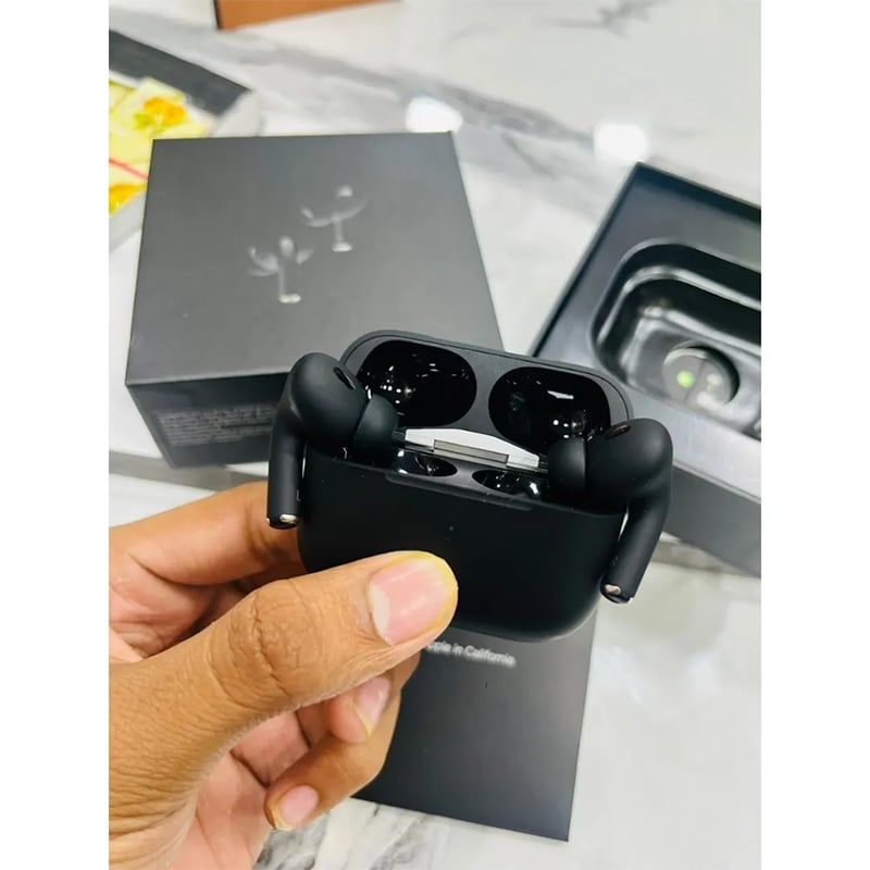 Picture of AirPods Pro 2nd genaration Pop Up MADE IN DUBAI Bluetooth Earbuds - Black