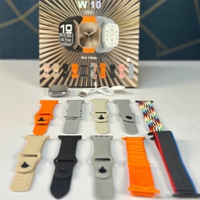 Picture of Laxasfit W10 10-in-1 Smart Watch (10th Anniversary Edition) | Bluetooth Calling | 10 Strap Combo Smartwatch | Laxasfit W10 Series Smart Watch