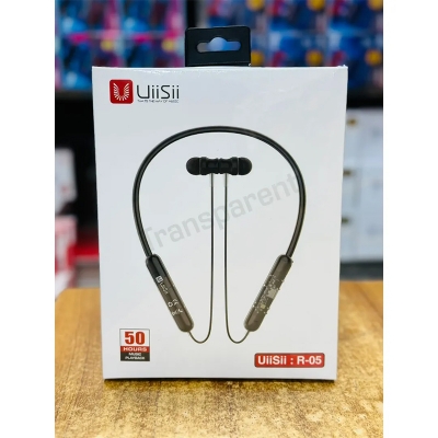 Picture of UiiSii R-05 Transparent neckband 50 Hours Music playback Time - Black