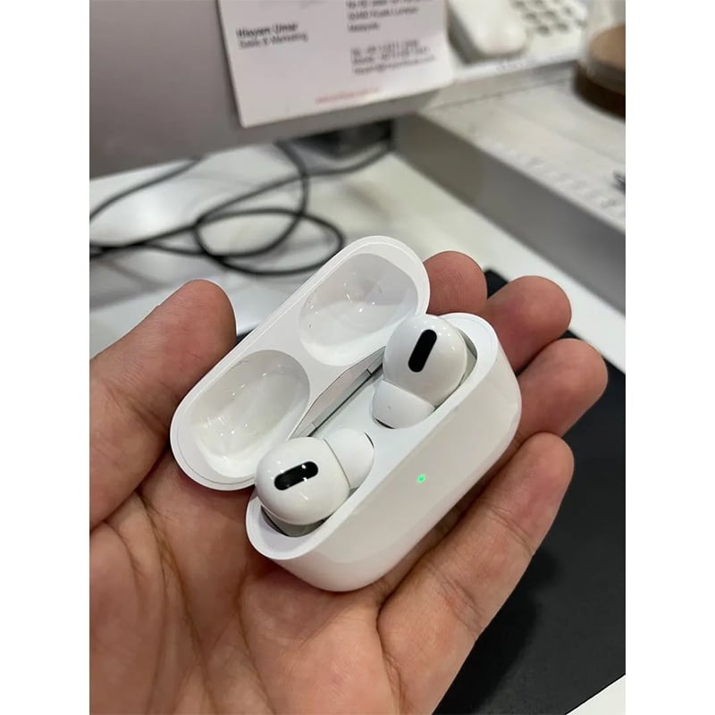 Picture of AirPods Pro 2nd genaration Pop Up MADE IN DUBAI Bluetooth Earbuds - White