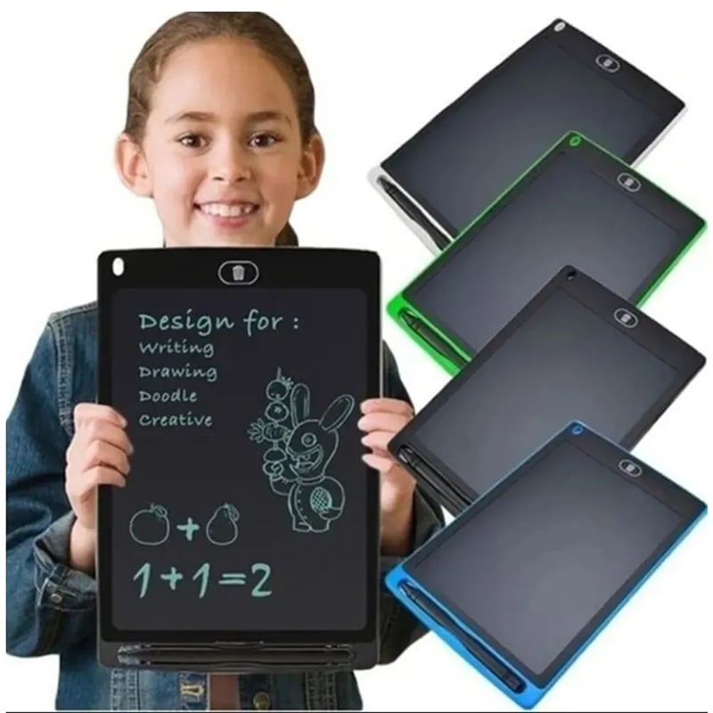 Picture of 8.5-Inch LCD Writing Tablet for Kids – Digital Drawing & Writing Board with Stylus Pen | Reusable & Portable Doodle Pad - Black