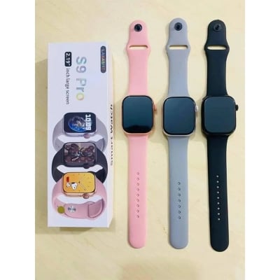 Picture of S9 Pro Smart Watch 2.01 Full Touch Bluetooth Calls Sleep Monitoring Multiple Sport Smartwatch For Android iOS - Black